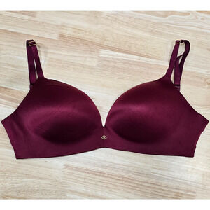 Victoria's Secret 36DD Burgundy Fresh Jam So Obsessed Smooth Wireless Push-Up